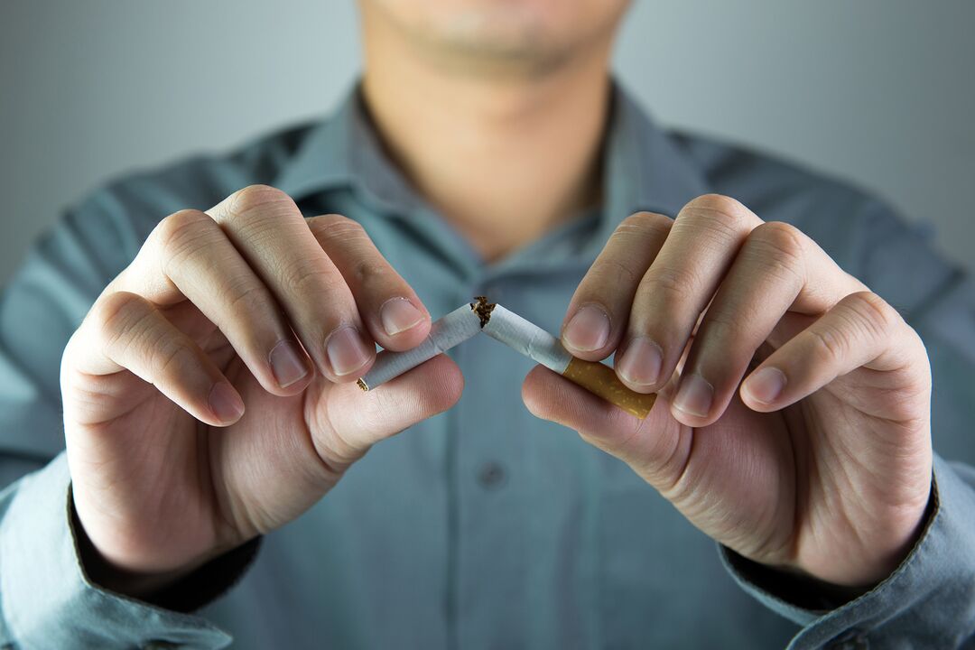 quitting smoking and changes in the male body