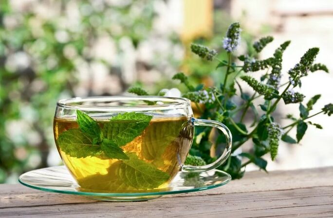 Mint tea